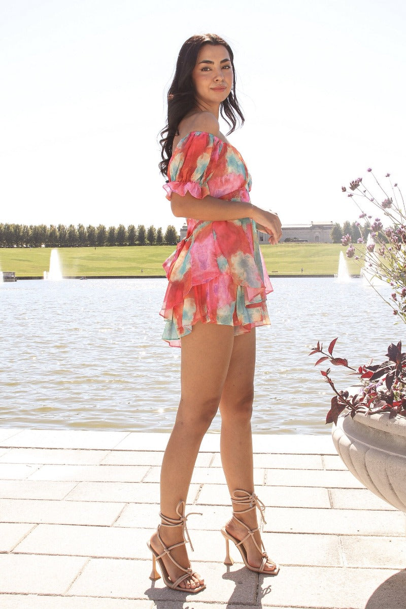 Watercolor Romper